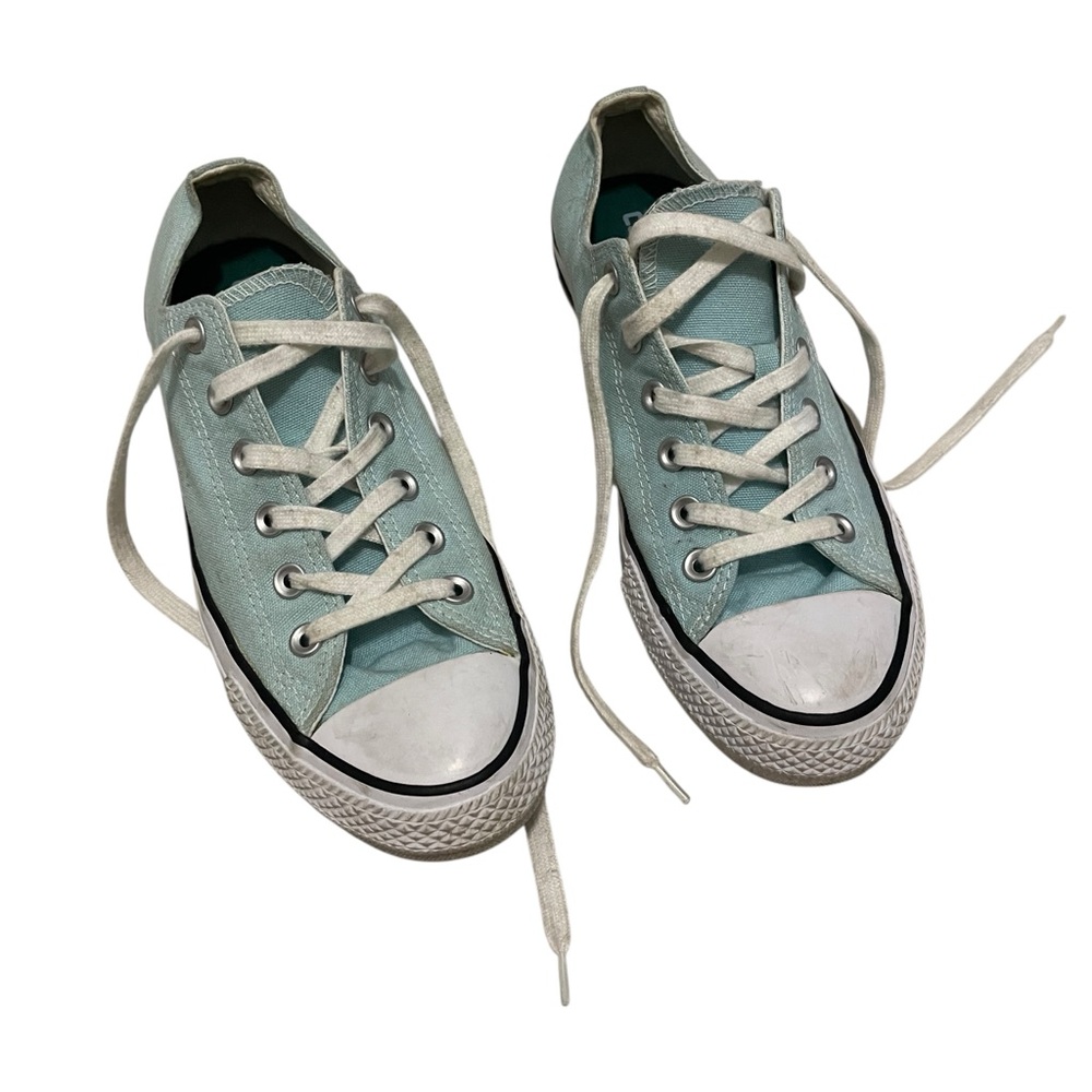 Converse Chuck Taylor All Star Lo Womens Size‎ 9 Shoes Mint Green Sneakers #AJ